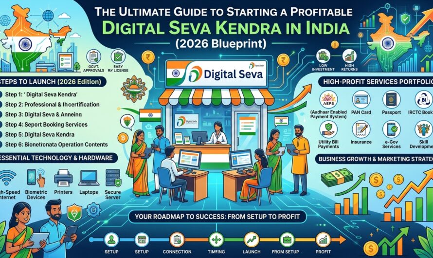 The Ultimate Guide to Starting a Highly Profitable Digital Service Center in India (2026 Blueprint)